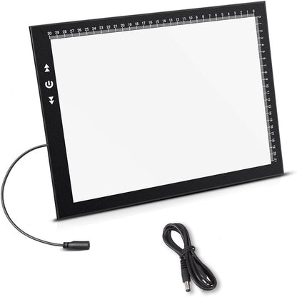 HSK A4 LED-Lichtpad Sperren/Entsperren Touch-Dimmer-Knopf Helligkeit 7000 Lux