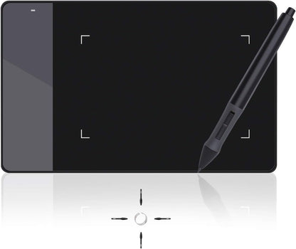 Huion 420 OSU Grafiktablett 4 x 2,23 pouces Tragbarer Stylus Zeichnung Pen Tablet, tablettes graphiques, tablette de dessin, tablettes graphiques pour PC, tablette numérique Stifttablet Grafik Tablet Graphics Zeichntablet