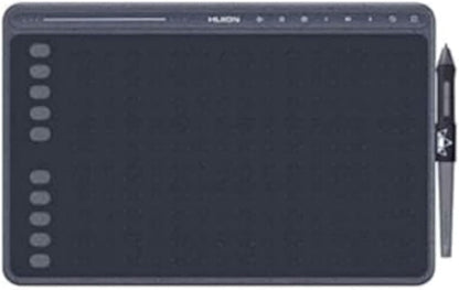Huion HS611, HS611, Grafiktablett, Verkabelt, 5080 lpi, 258,4 x 161,5 mm, USB, 1 cm, Grau