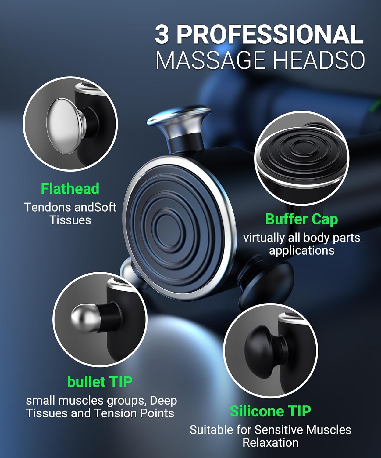 HYAKO R1 Massagepistole Hochfrequenz,Vibrations,Muskel Massagegerät
