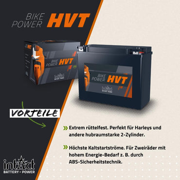 intAct Bike-Power Motorradbatterie HVT YTX24HL-BS 12V 23Ah HVT-06