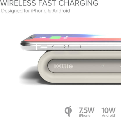 iOttie iON Wireless Plus v2 Ladepad || Qi-es Schnellladegerät 7,5 W für iPhone Xs Max R 8 Plus 10 W für Samsung Galaxy S10 E S9 S8 Plus