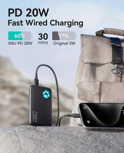 INIU Magsafe Power Bank 10000 mAh 20 W Magnetisches Schnelles Ladegerät
