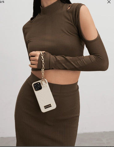 iDeal of Sweden Schutzhülle Handyhülle Hülle Case für iPhone 13 Mini(Ecru Zebra)