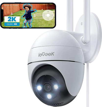 ieGeek 2K Überwachungskamera Aussen, PTZ Outdoor WLAN IP Kamera