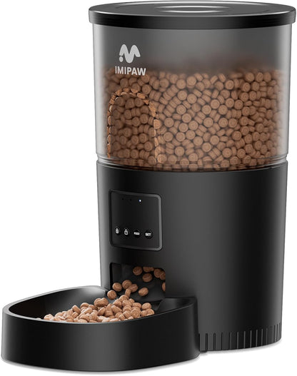 IMIPAW Futterautomat Katze, 3L Intelligenter Katzenfutter Automat
