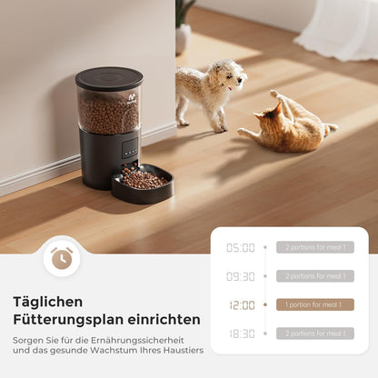 IMIPAW Futterautomat Katze, 3L Intelligenter Katzenfutter Automat