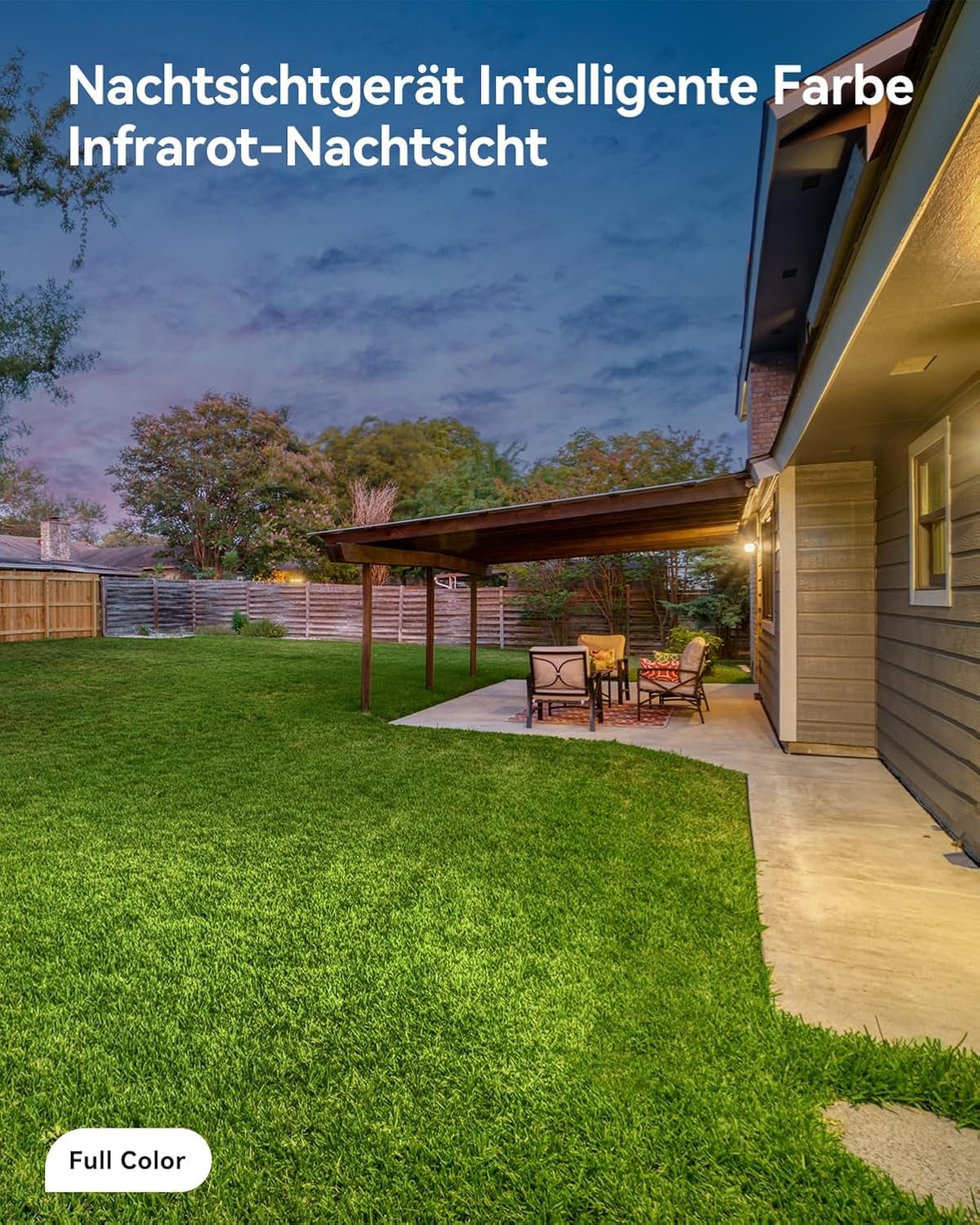 Imou 2K Überwachungskamera Aussen 360° PTZ Nachtsicht 2-Wege-Audio IP66