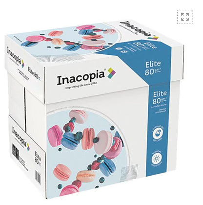 Papier d'impression multifonction Inacopia Maxi-Box A4 Elite Maxi-Box - 2 500 feuilles, 80 g/m²