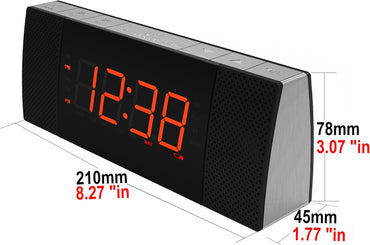 iTOMA Radiowecker mit APP-Steuerung, Bluetooth, UKW-Radio, Dual-Wecker CKS503