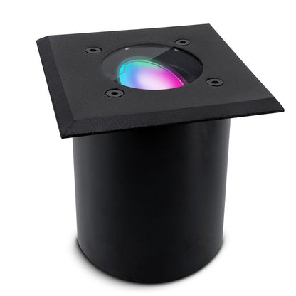 SSC-LUXon JUAVI Lampe de jardin IP67, noir, noir, barre d'éclairage, porte-jardin