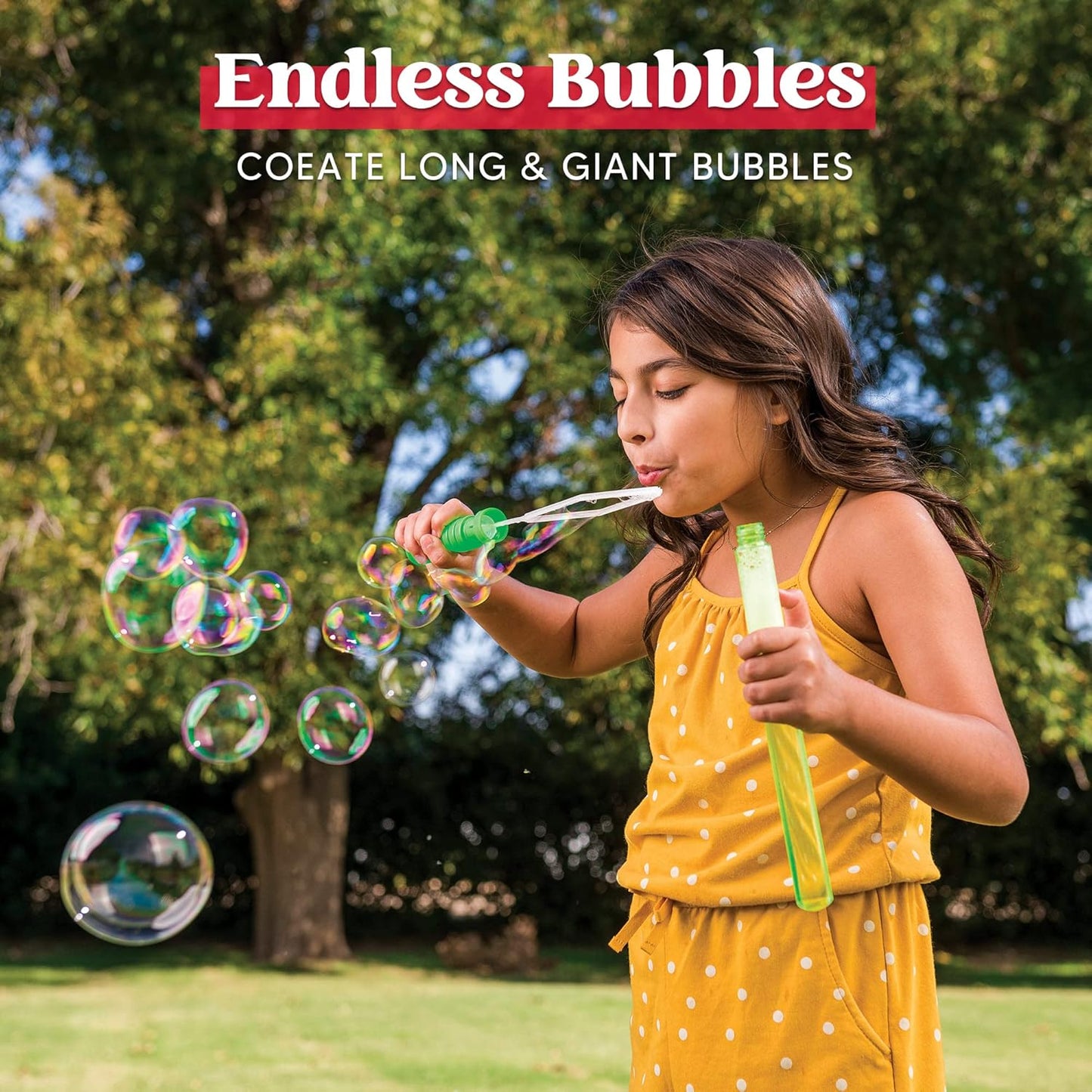 JOYIN 24 große Seifenblasenstäbe Bulk Bubbles (2 Dutzend, 14 Zoll) für Kinder