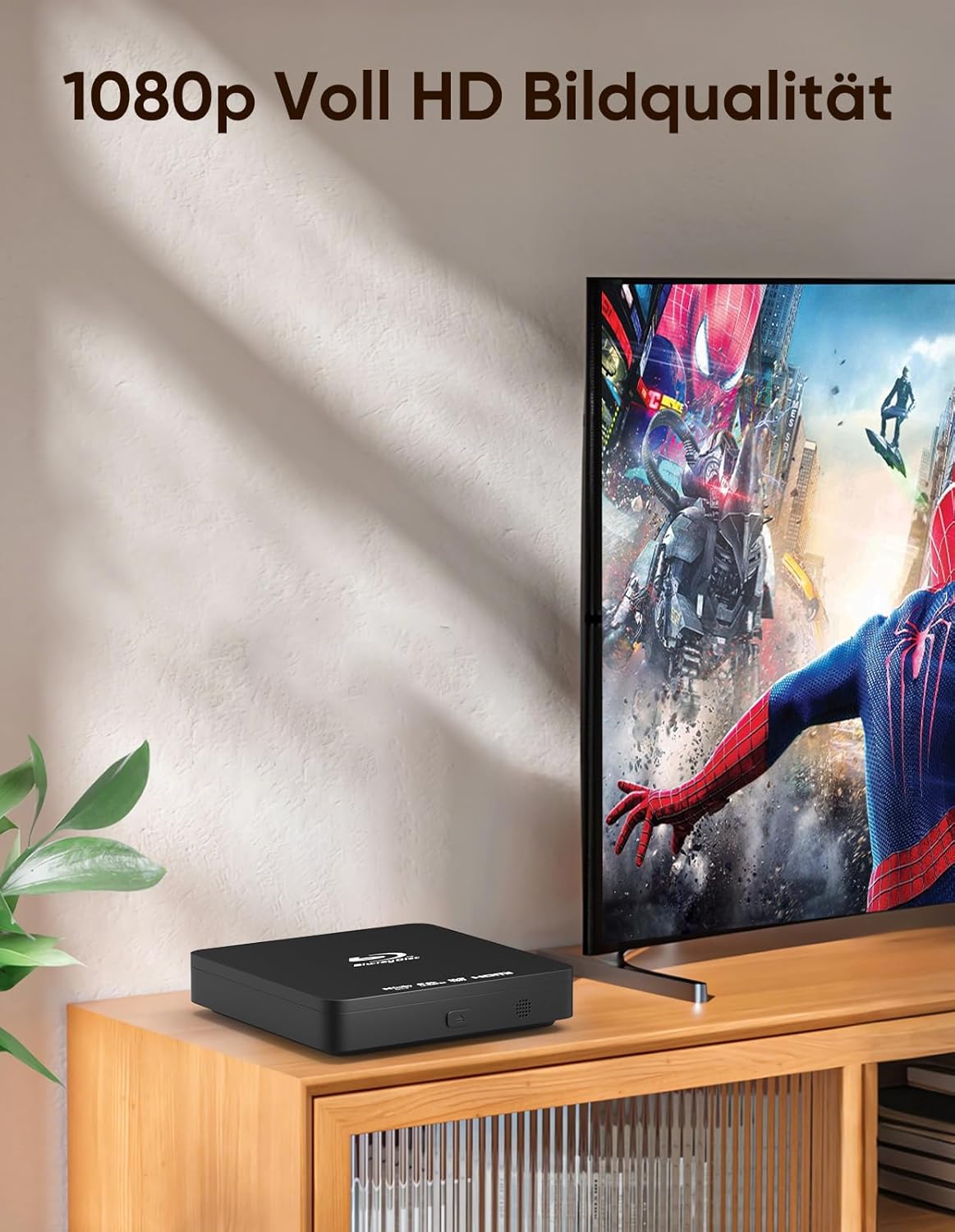 JRIHZ Blu Ray Player 1080P Full HD Region B/2 Blu-ray & All Region,Dolby Digital