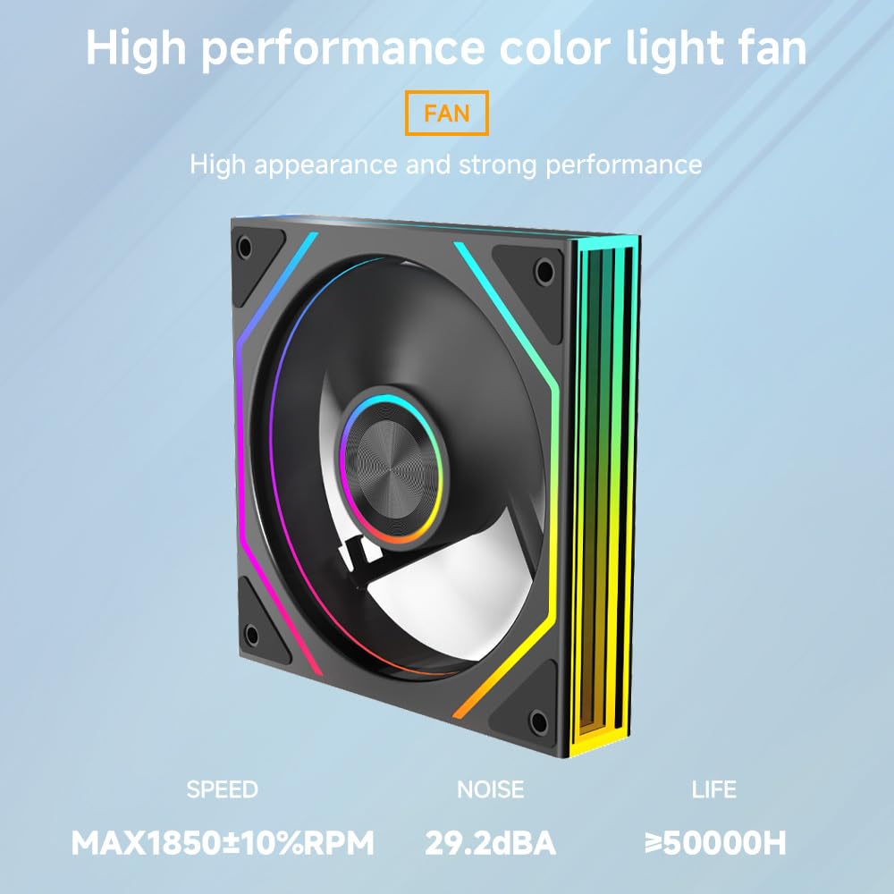 Jungle Leopard Stellar Realm-RS CPU Aio Wasserkühlung 360mm mit Temperatur display