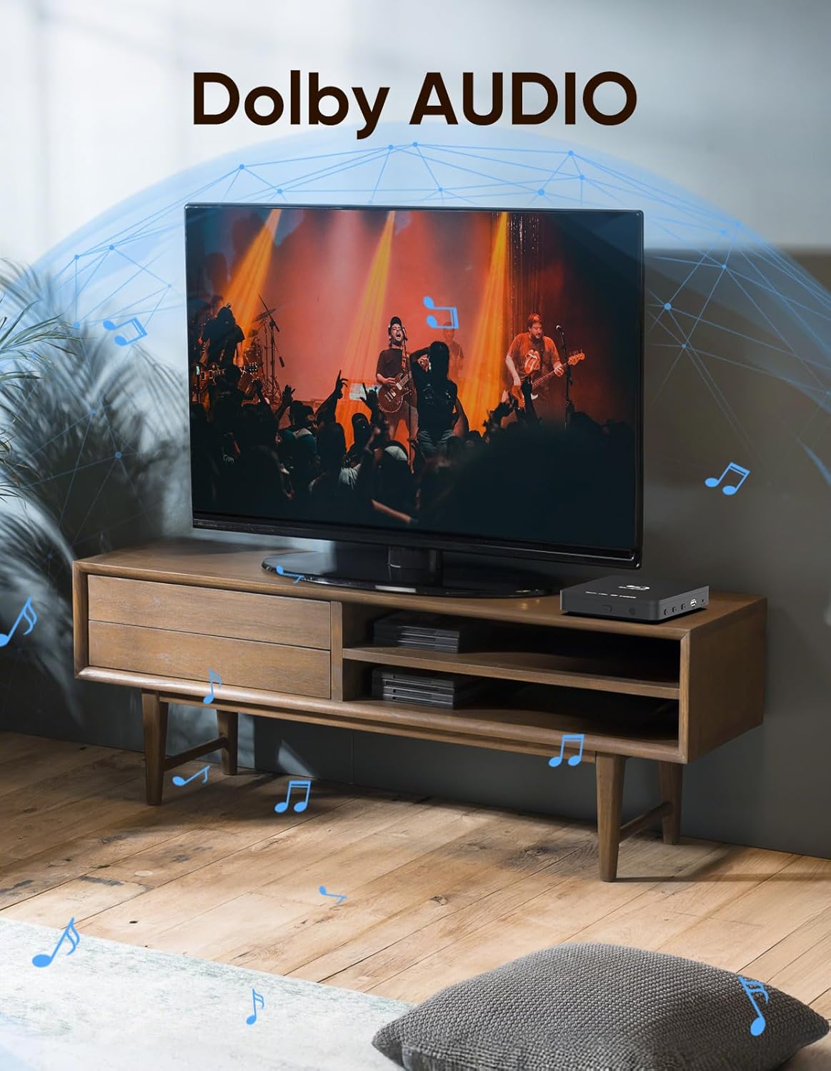 JRIHZ Blu Ray Player 1080P Full HD Region B/2 Blu-ray & All Region,Dolby Digital