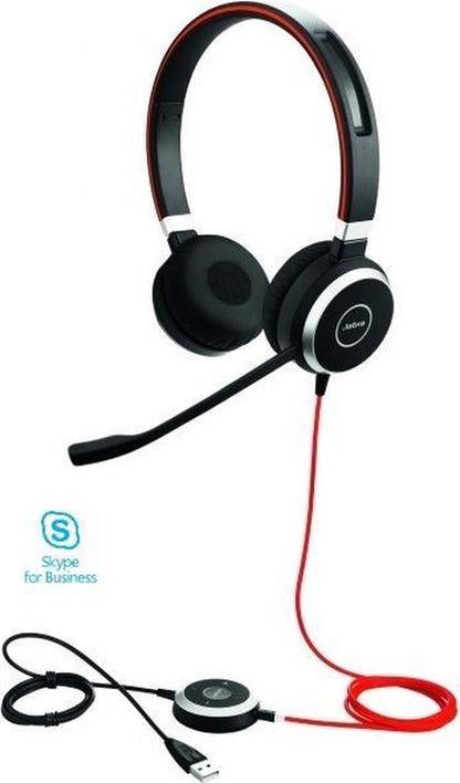 Casque Jabra Evolve avec microphone 6399-823-109 Noir (utilisé)