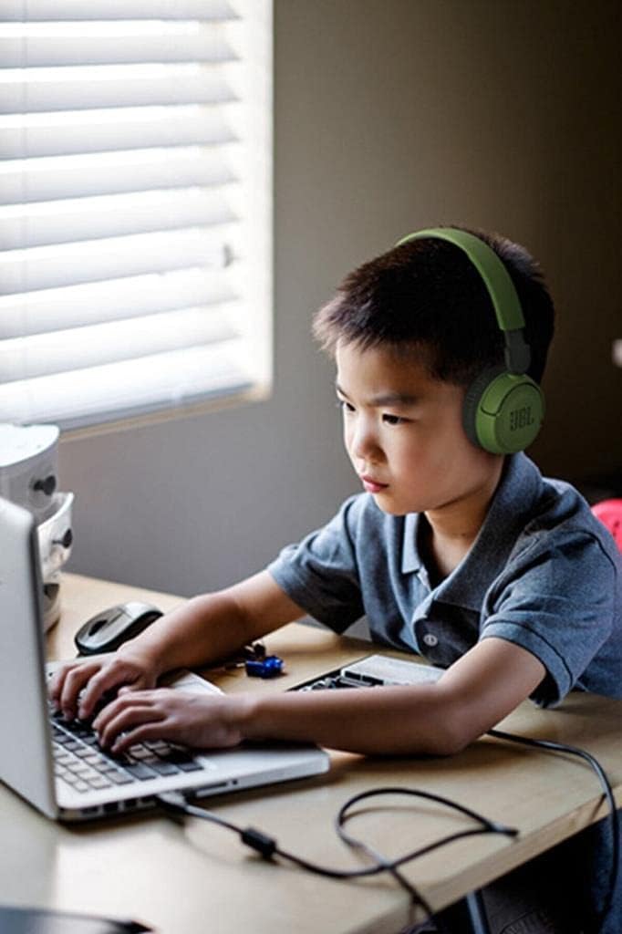 JBL JR310 BT On-Ear Kinder-Kopfhörer Grün  Bluetooth-Ohrhörer mit Headset und Fernbedienung