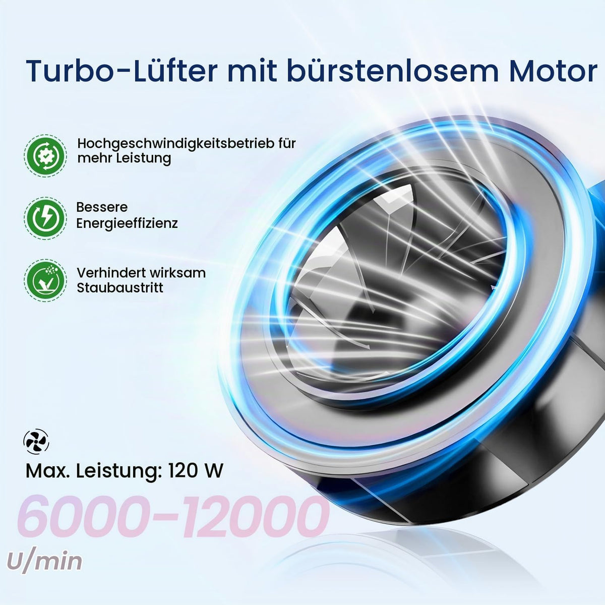 JODSONE 120 W Nagelstaubsammler,Staubsammler Nagel mit wiederverwendbarem Filter