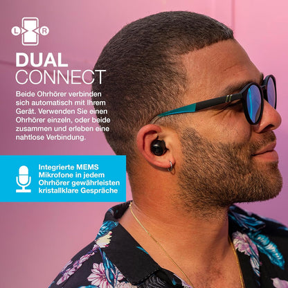 JLab Go Air Pop In Ear Kopfhörer 32+ Std Headphones Schwarz