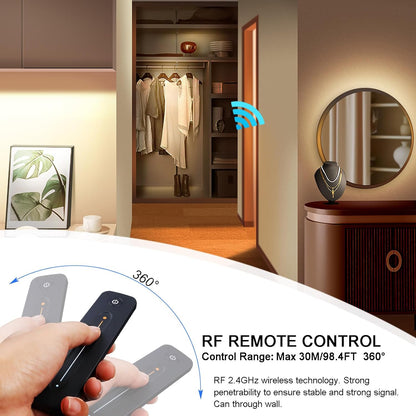 JOYLIT CCT LED-Controller, DC 12-24V 2CH 5A/CH RF-Funkfernbedienung