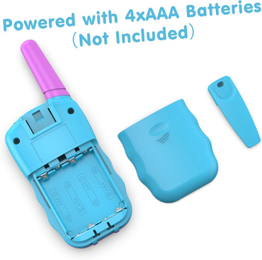 Kearui T-388 Walkie Talkies  3-12 Jahre  8 Kanal Funkgerät mit VOX Funktion LED-Taschenlampe  (Blau-Violett)