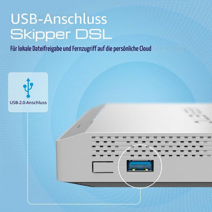 Keenetic Skipper DSL AC1200 Mesh-WLAN-5-Supervectoring-VDSL2/ADSL2+-Modem-Router