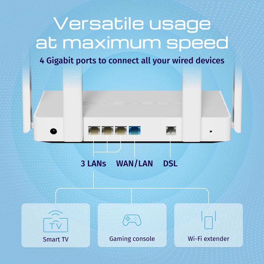 Keenetic Skipper DSL AC1200 Mesh-WLAN-5-Supervectoring-VDSL2/ADSL2+-Modem-Router