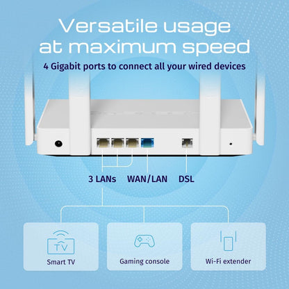 Keenetic Skipper DSL AC1200 Mesh-WLAN-5-Supervectoring-VDSL2/ADSL2+-Modem-Router