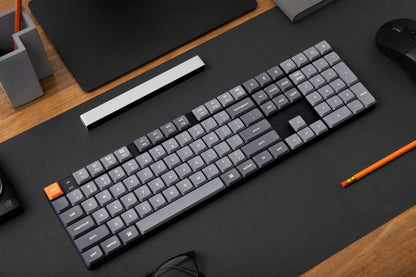 Keychron K5 Max Ultraflache kabellose mechanische Tastatur, QMK/VIA programmierbar, 3-Modus