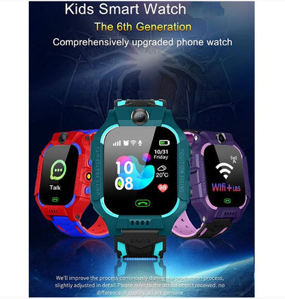 Kinder-Smart watch mit Kamera, Armband, wasserdicht, für Kinder, Smartwatch, SOS, Anruf, Touchscreen, Katze, Sprache für Kinder, Geschenk zum Lernen, Spielzeug