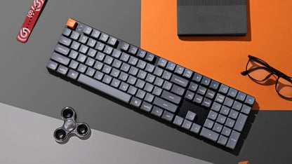 Keychron K5 Max Ultraflache kabellose mechanische Tastatur, QMK/VIA programmierbar, 3-Modus