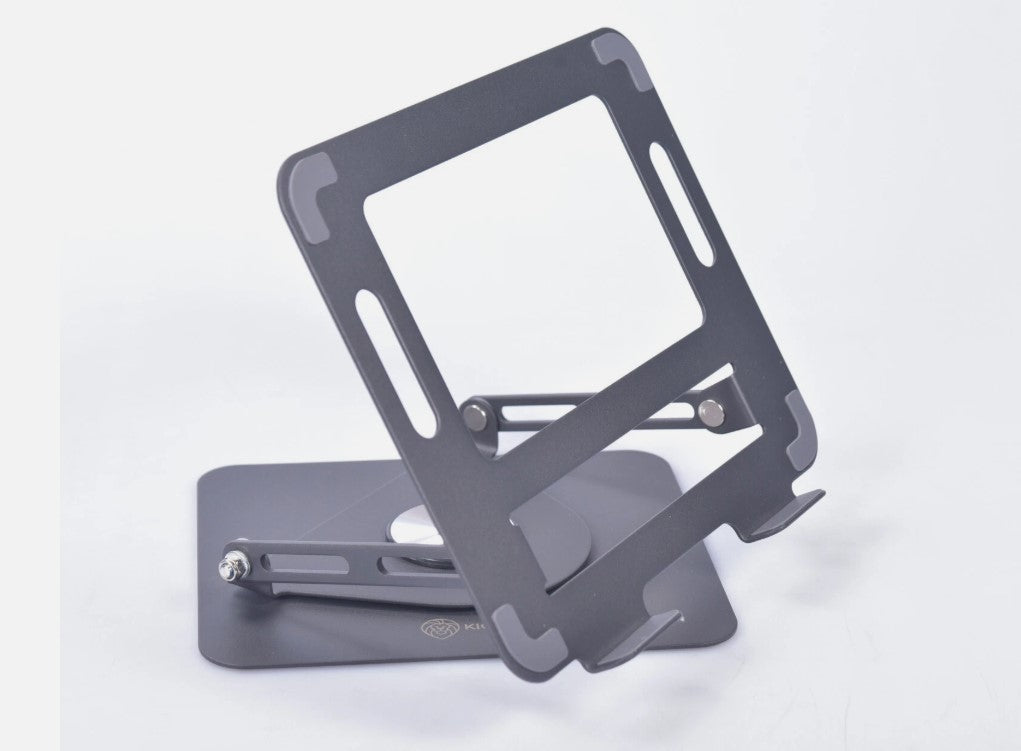 Laptopständer für Schreibtisch [360 Grad Drehbar] Höhenverstellbar (MacBook Pro/Air Laptops) schwarz
