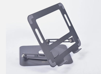 Laptopständer für Schreibtisch [360 Grad Drehbar] Höhenverstellbar (MacBook Pro/Air Laptops) schwarz