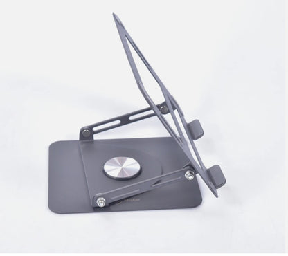 Laptopständer für Schreibtisch [360 Grad Drehbar] Höhenverstellbar (MacBook Pro/Air Laptops) schwarz