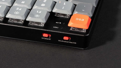 Keychron K5 Max Ultraflache kabellose mechanische Tastatur, QMK/VIA programmierbar, 3-Modus