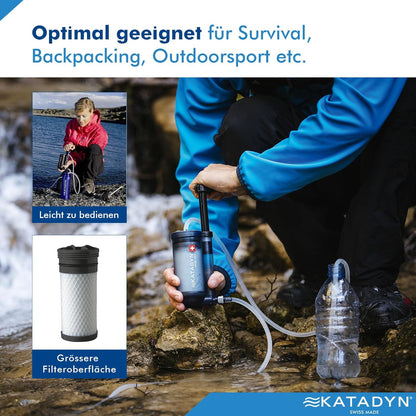KATADYN  Hiker Pro Wasserfilter  Aktivkohle 0,2 Micron Wasserreinigung