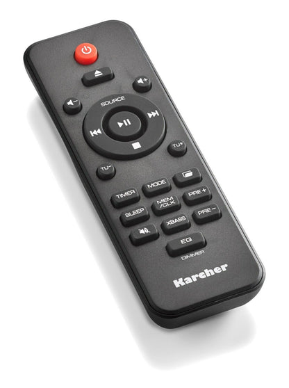 Karcher MC 6518 Kompaktanlage (UKW - Radio, lecteur CD, Bluetooth, lecteur MP3 via USB) noir