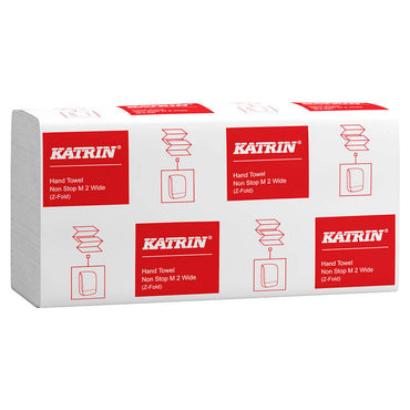 KATRIN Papierhandtücher 61570 Non Stop M2 Wide Interfold-Falzung 2 couches