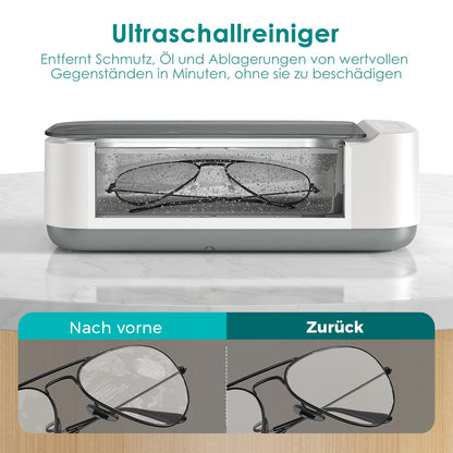 KECOOLKE Ultraschallreinigungsgerät Ultraschallreiniger 400ml Sonic Cleaner