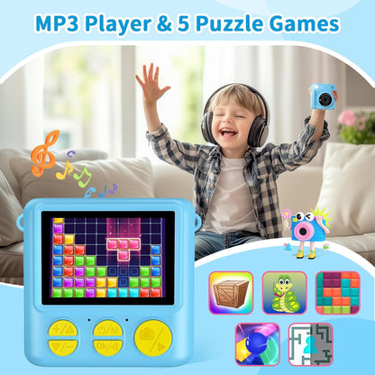 Kinderkamera mit Sofortdruck, 2,4 Zoll 1080P HD-Digitalkamera mit Druckpapier und 32-GB-Karte,