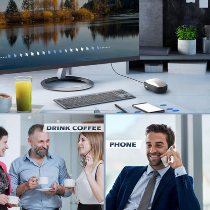 KissYee Maus-Mover-Gerät, Maus-Jiggler, nicht erkennbar, automatisch, mit Ein-/Aus-Schalter und USB-Anschluss,