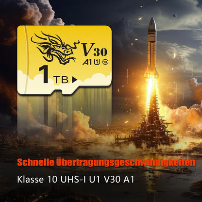 KIKNIN Carte Micro SD 1 To Carte mémoire Mini SD 1 To UHS-I, Classe 10, U1, A1Entwickelt