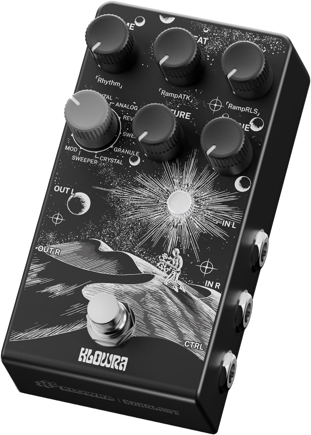 Klowra Effektgerät Everlast Delay Pedal