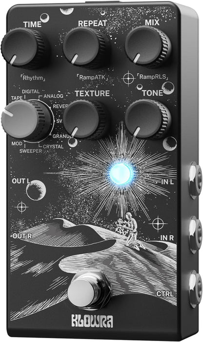 Klowra Effektgerät Everlast Delay Pedal