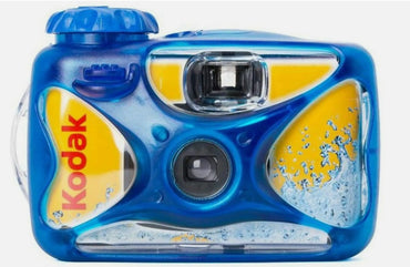 Kodak Sport ISO 800 Unterwasser Einwegkamera Wasserdicht 27 Aufnahmen mit Blitz