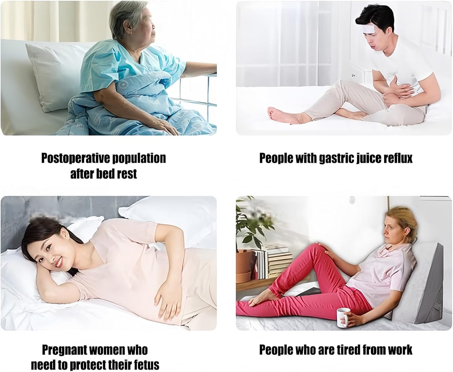 Kissenkeile Für Den Schlaf Verstellbares Ergonomisches Kissen Zur Linderung  Kissen Zur Linderung Weiß