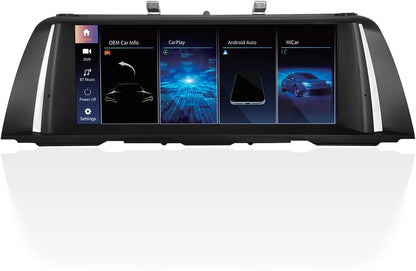 Leadsign 10,25" Wireless CarPlay Android Auto Bildschirm für BMW 5er F10/F11(2010–2012, CIC)