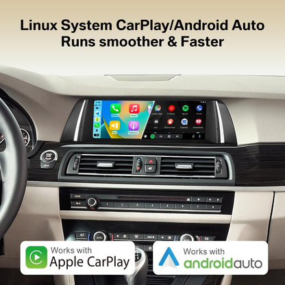 Leadsign 10,25" Wireless CarPlay Android Auto Bildschirm für BMW 5er F10/F11(2010–2012, CIC)