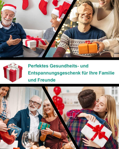 LAOBEN Shiatsu FußMassagegeräT Mit Heizung, Tiefengewebsmassage Mit Massagerollen