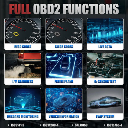 Launch Creader 300 OBD2 Scanner Diagnosegerät für Motorfehlercodes. 1.7"